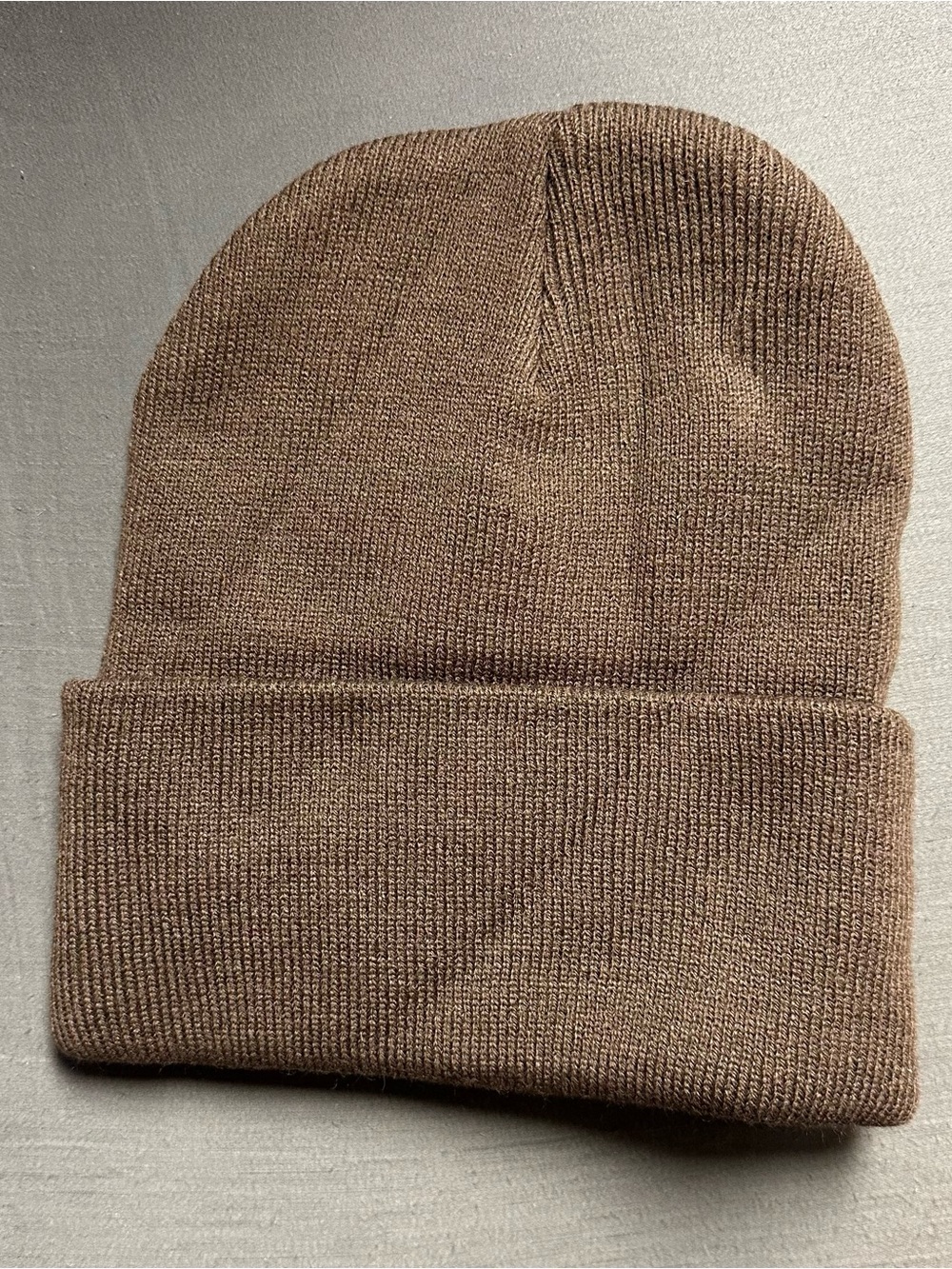 Port & Company Classic Brown Knit Beanie - Casual Winter Hat